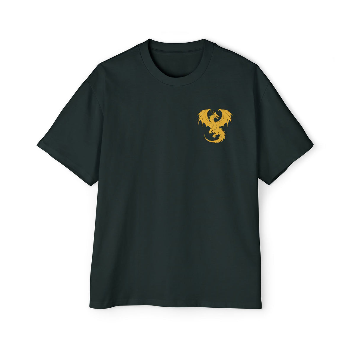 Oversized Men's T-Shirt - Gold Dragon MMR