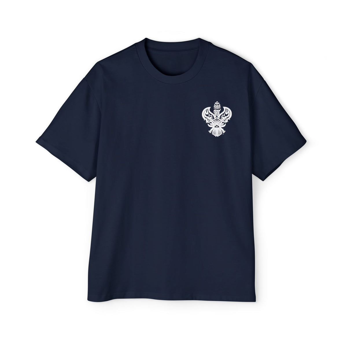 Heavyweight Oversized Cotton Tee - SMC Hu Wal Haq Chest & Back Graphic