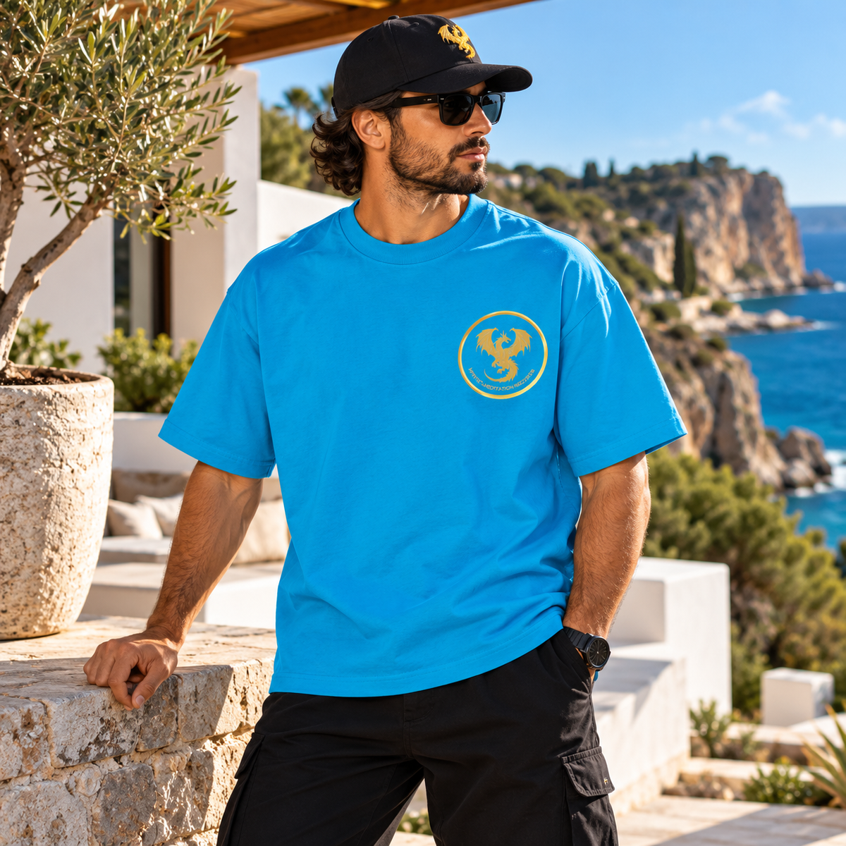 Unisex Max Heavyweight T-Shirt — Gold Dragon MMR