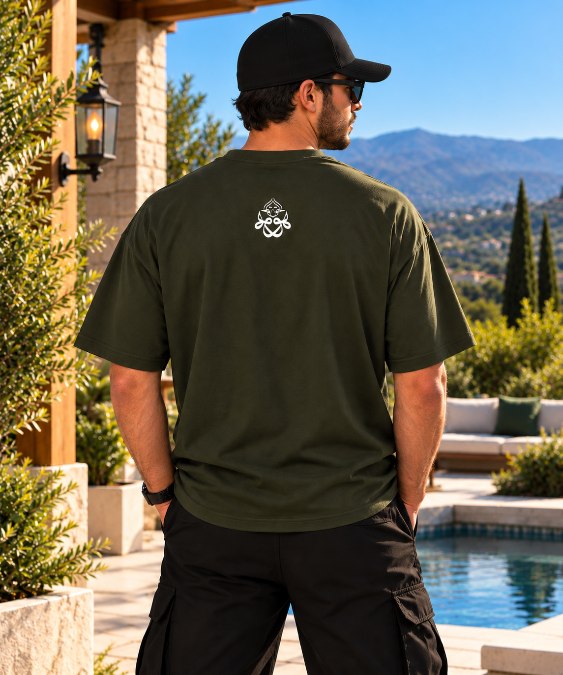 Oversized Cotton T-Shirt - SMC Hu Wal Haq (HV)