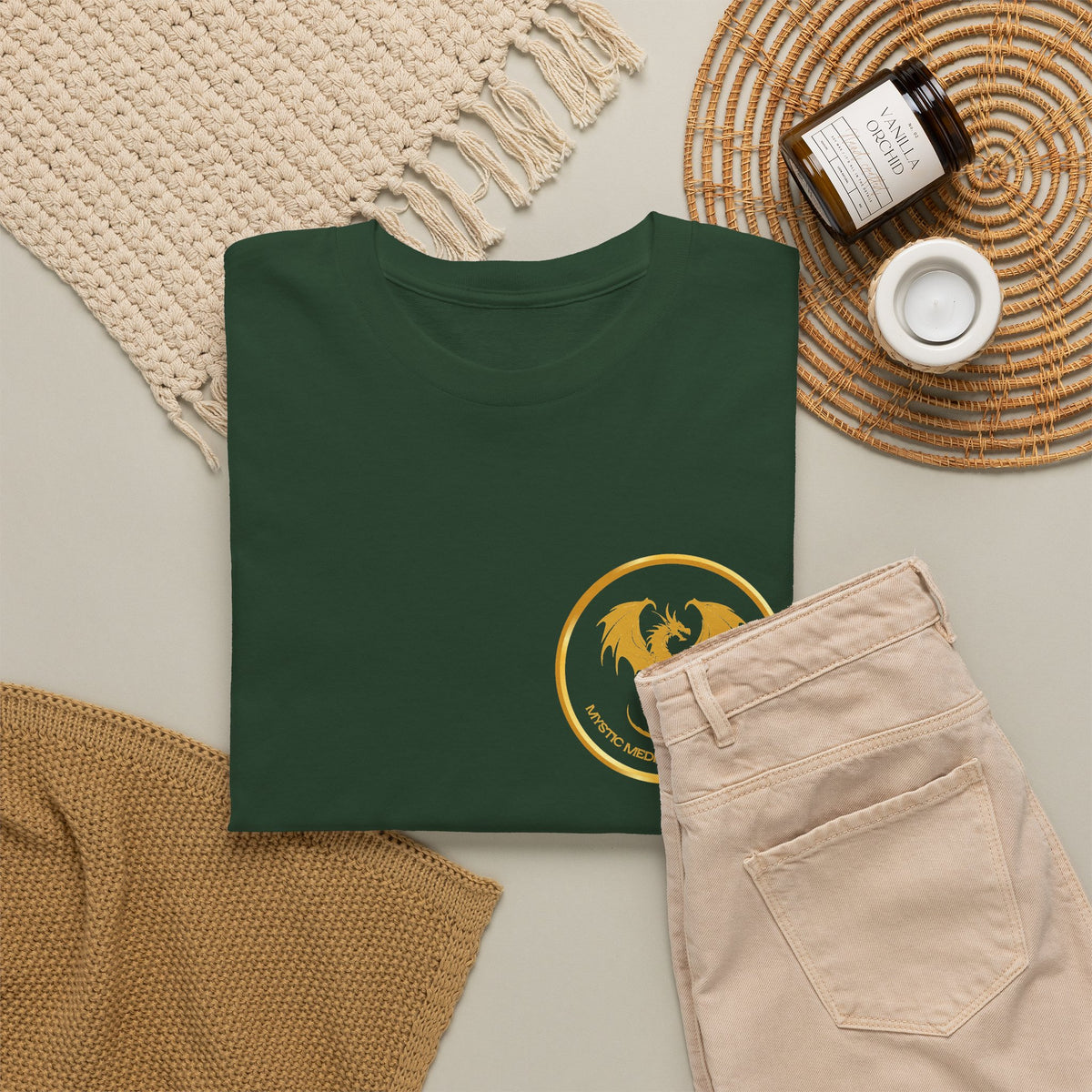 Vintage Heavyweight T-Shirt — Gold Dragon MMR