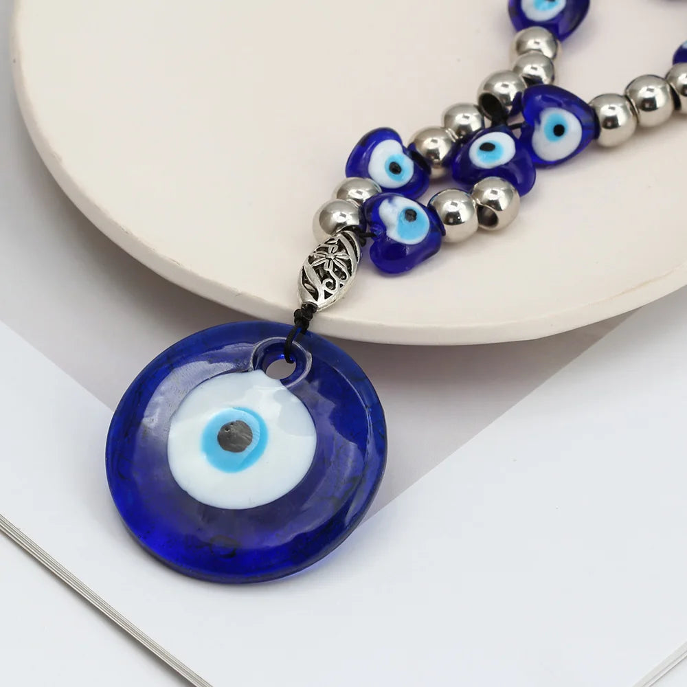 Evil Eye Bead Wall Hanging Glass Pendant
