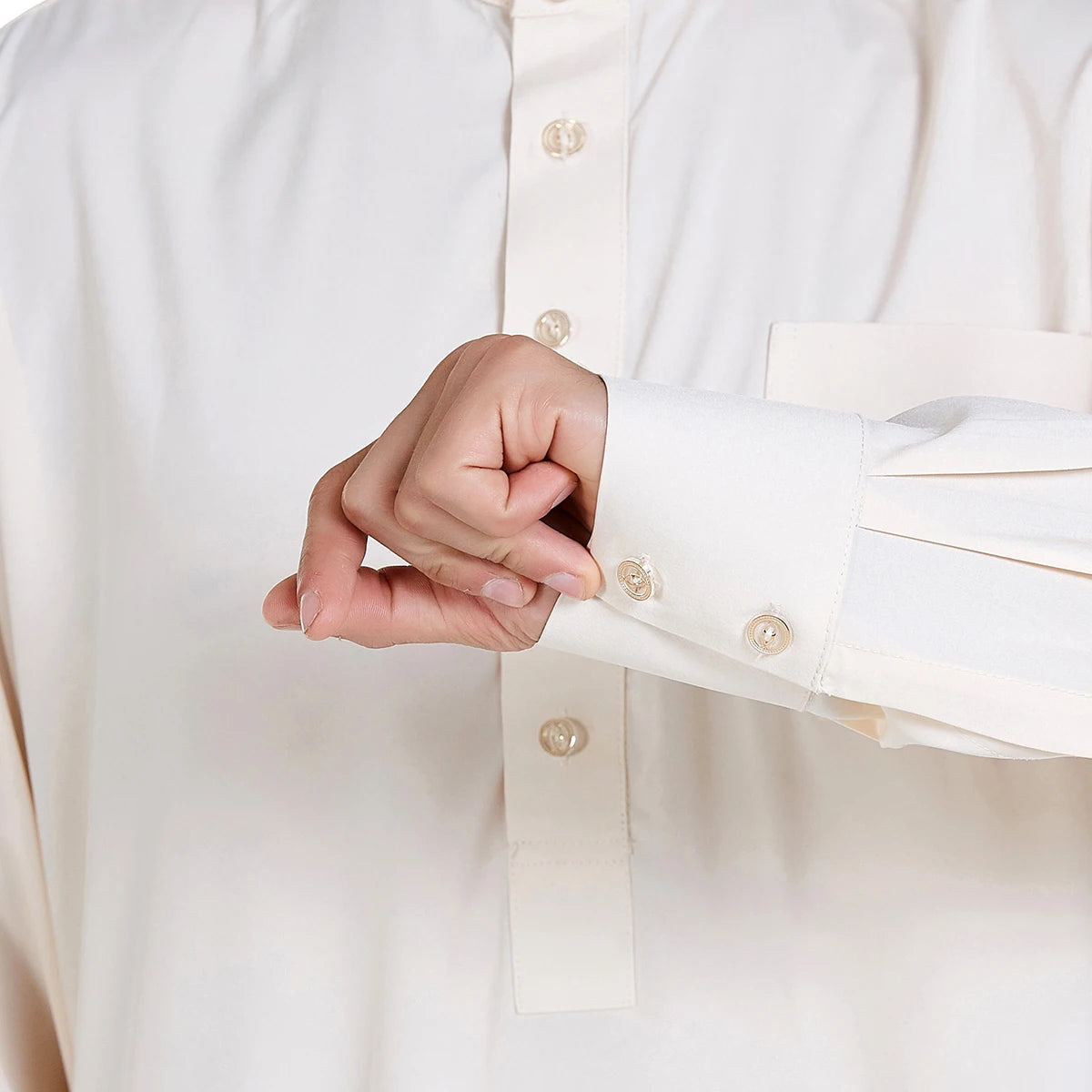 Men's Long Sleeve Robe Dubai Daffah Thobe Jubba