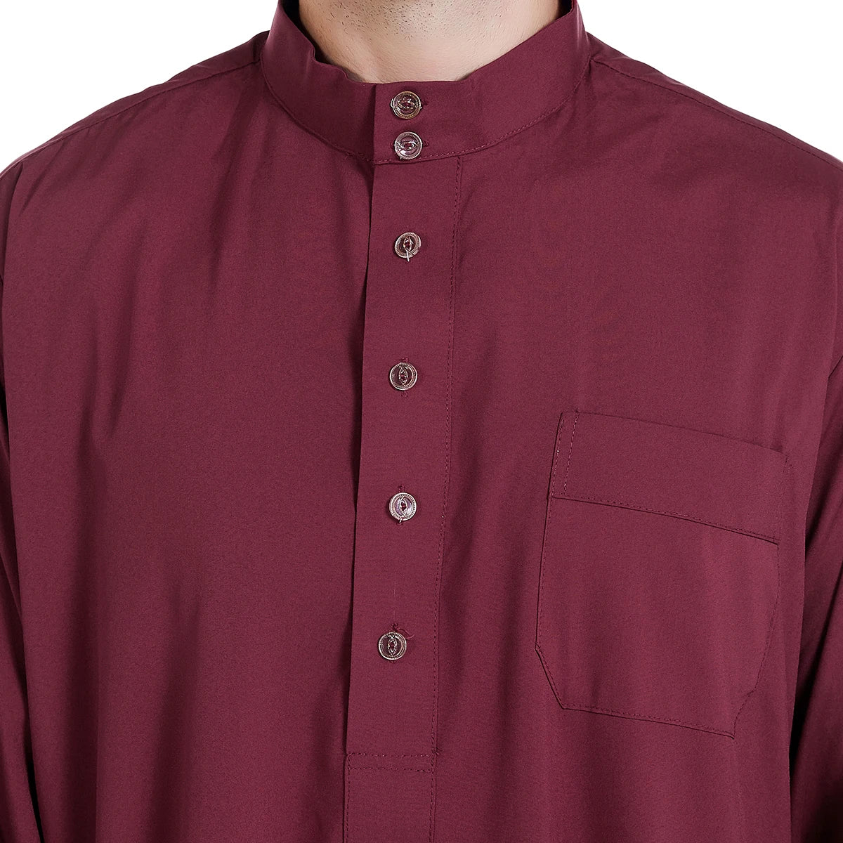 Men's Long Sleeve Robe Dubai Daffah Thobe Jubba
