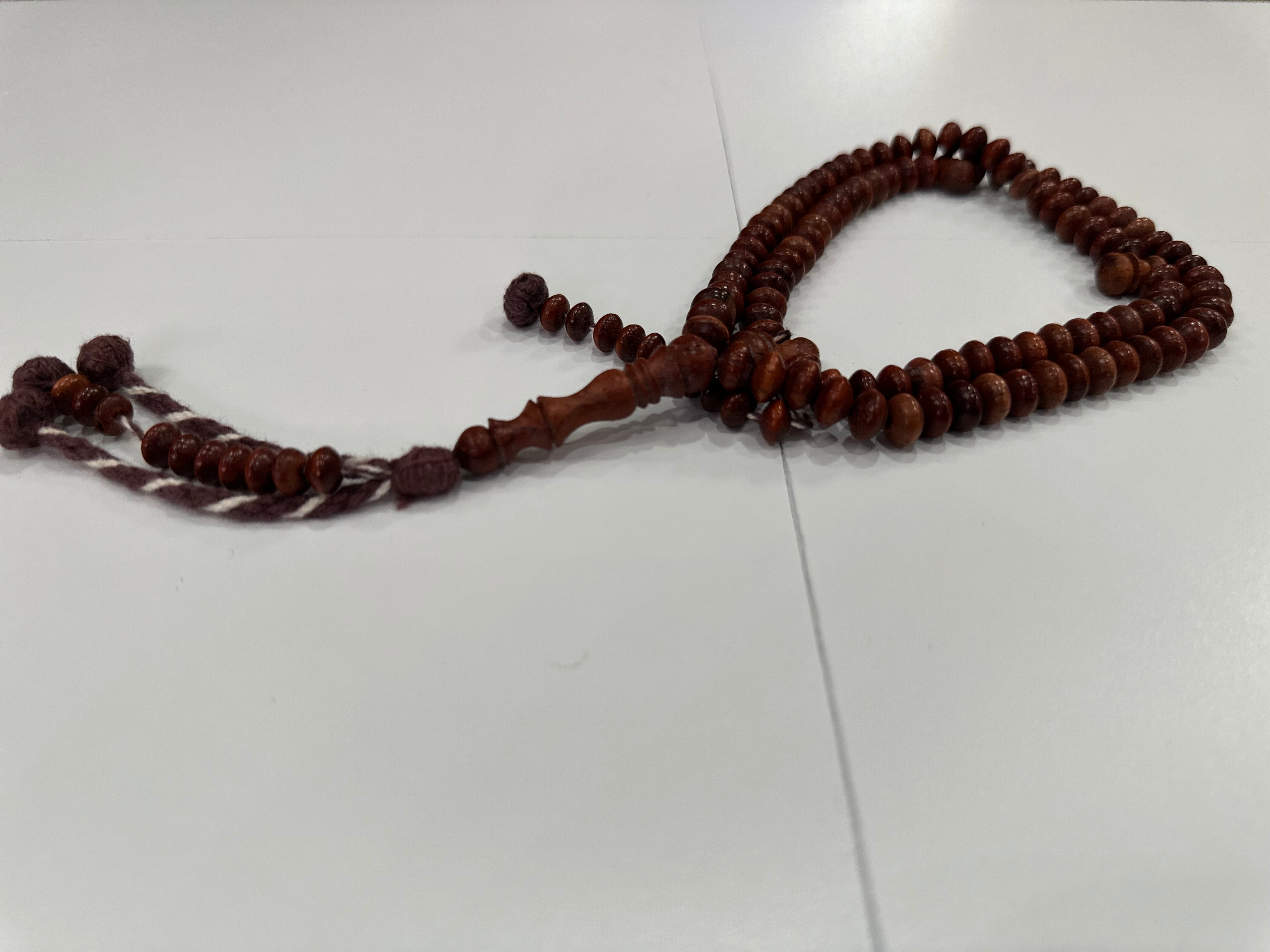 NAQSHBANDI HANDMADE BEAD WOODEN TASBIH