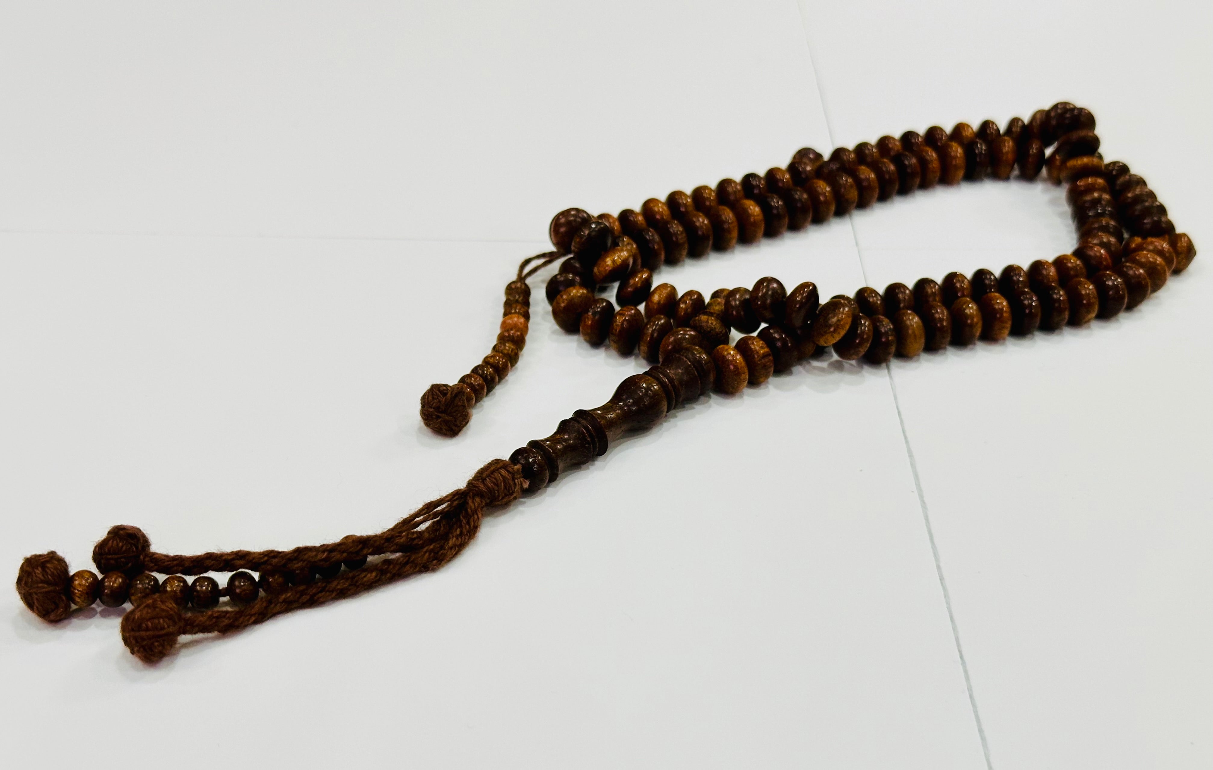 NAQSHBANDI HANDMADE BEAD WOODEN TASBIH