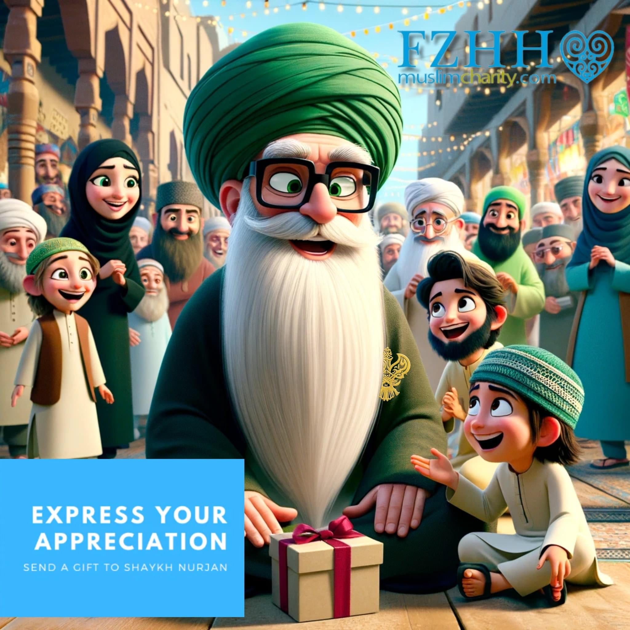 Appreciation Hadaya TO SHAYKH NURJAN