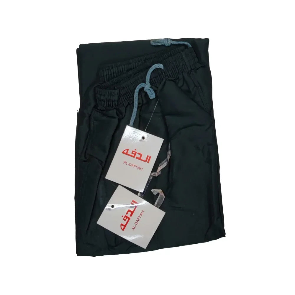 Loose Cotton Wide‑Leg Islamic Trousers