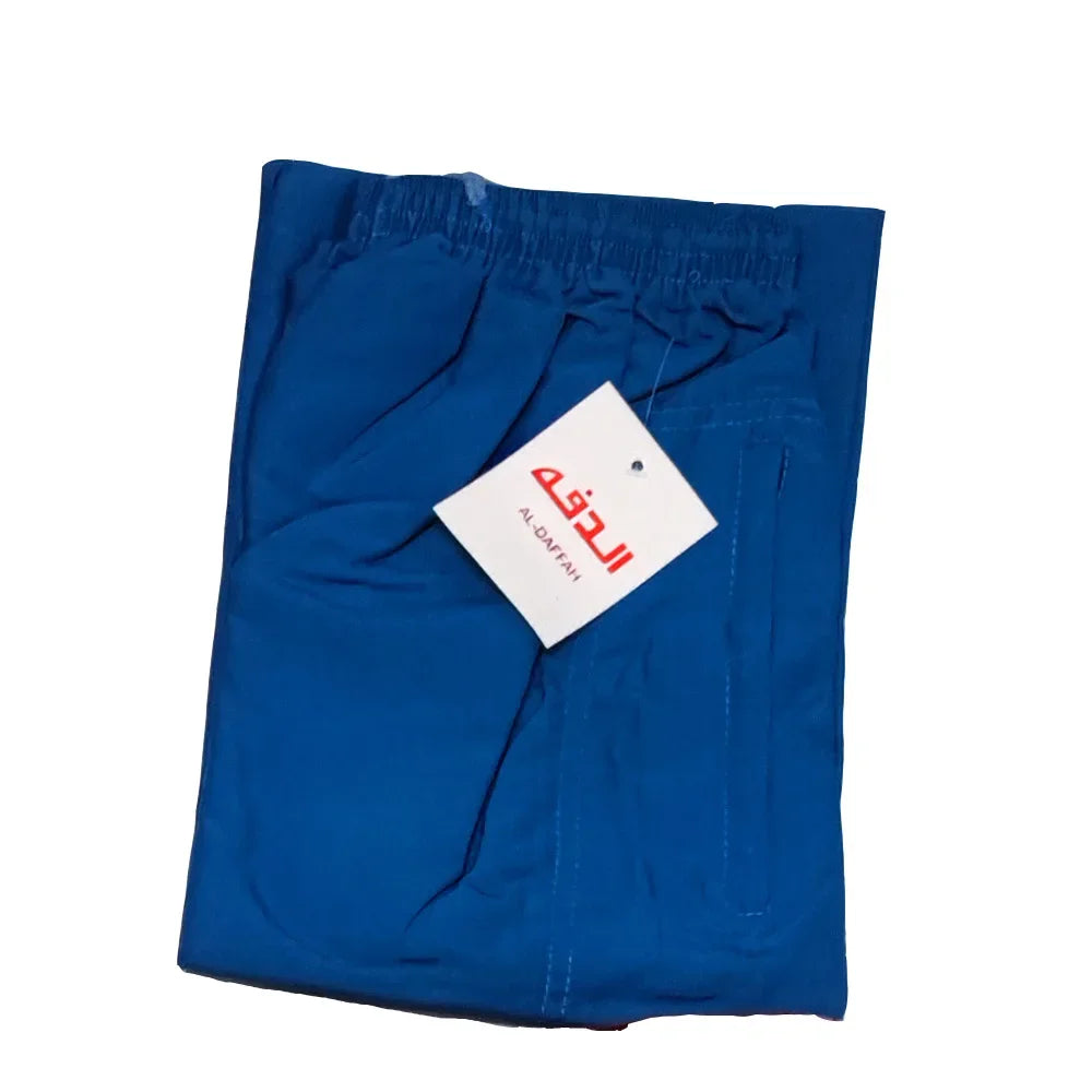 Loose Cotton Wide‑Leg Islamic Trousers