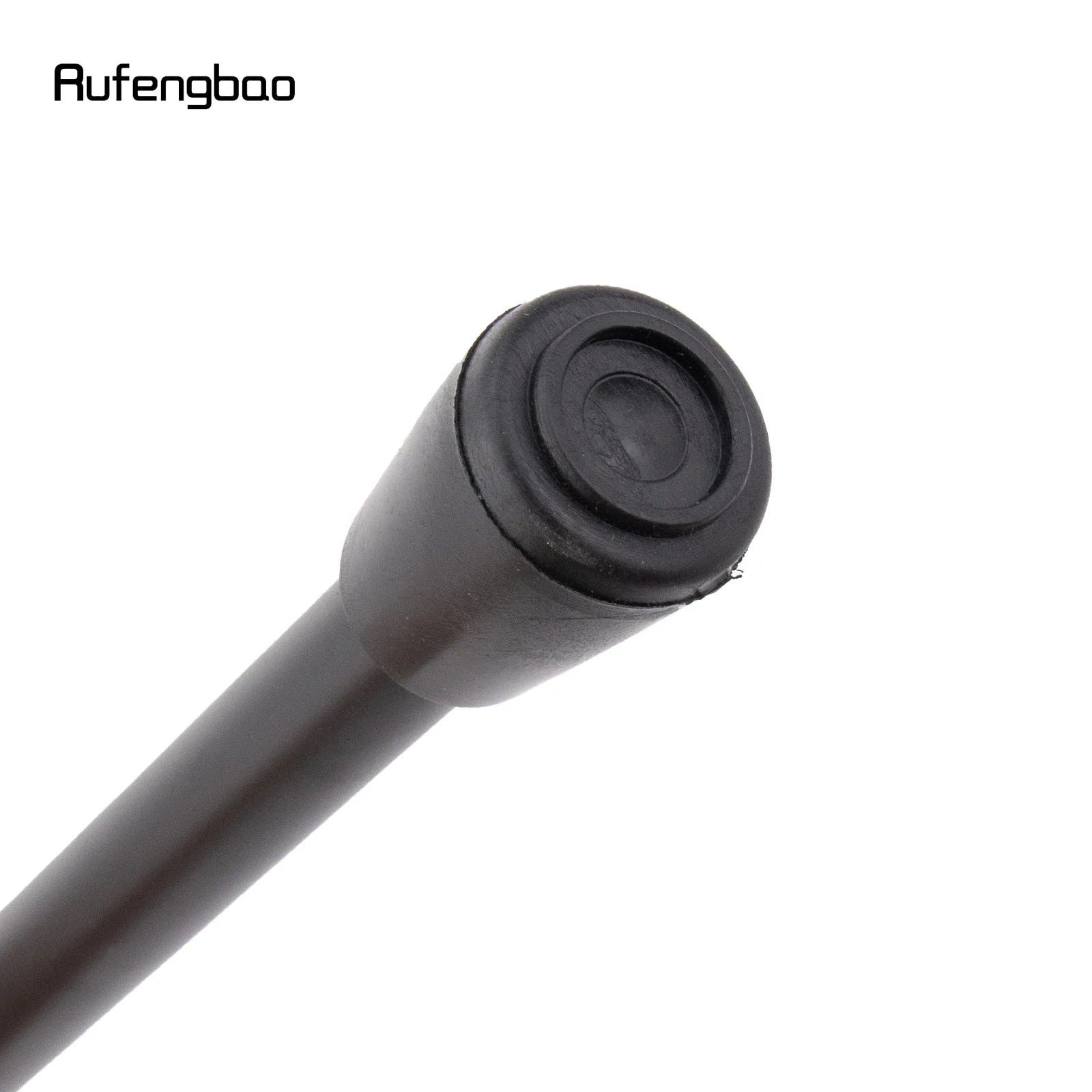 Luxury Crosier Walking Stick – Red Gem Flower Ball Handle, Golden White Design, 92cm