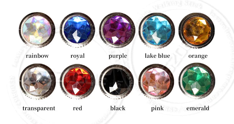 Eagle Head Spiritual Cane – 93cm Detachable Sunnah Stick with Multi-Color Gemstone Grip