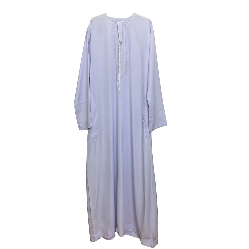 Men's Long Sleeve Aman Abaya Jubba Thobe