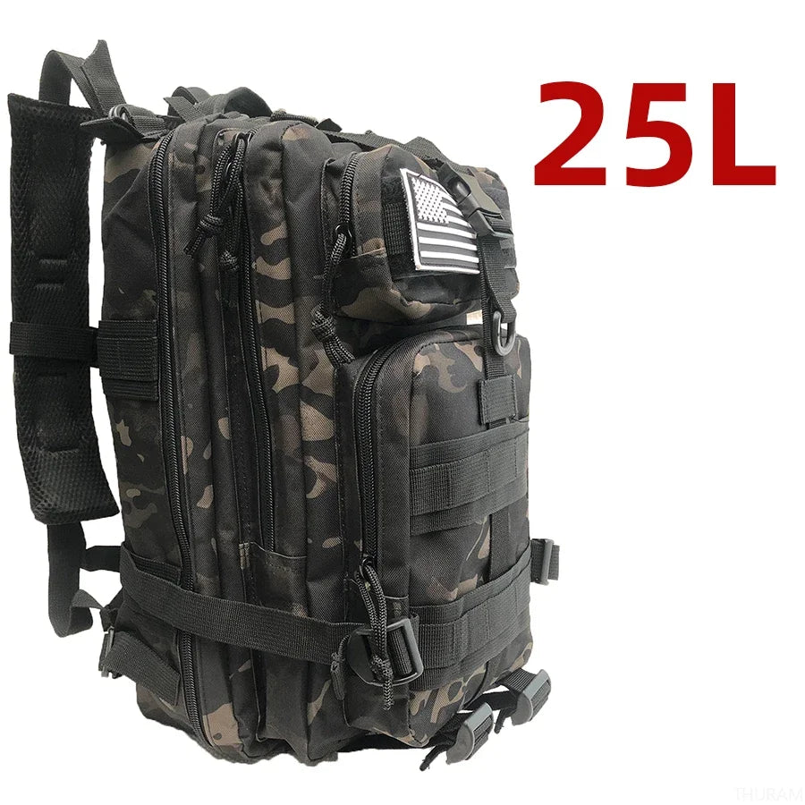 Waterproof Backpack - 25L/50L - Tactical Sports, Camping & Hiking Gear