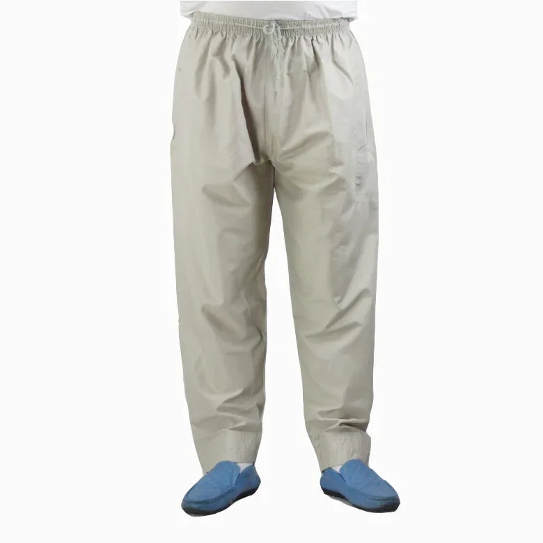Loose Cotton Wide‑Leg Islamic Trousers