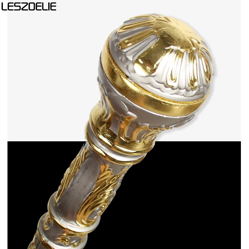 Unisex Luxury Walking Cane – Gold Detachable Stick in 5 Elegant Colors, 93cm
