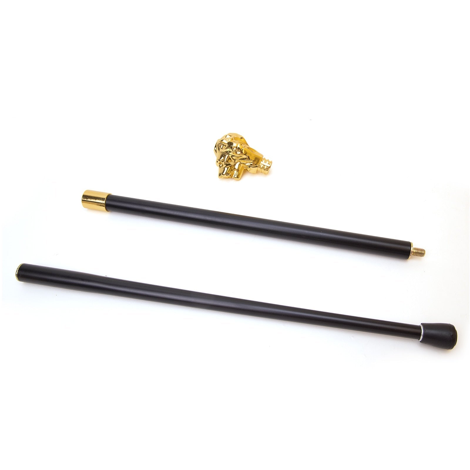 Golden Lion Walking Staff