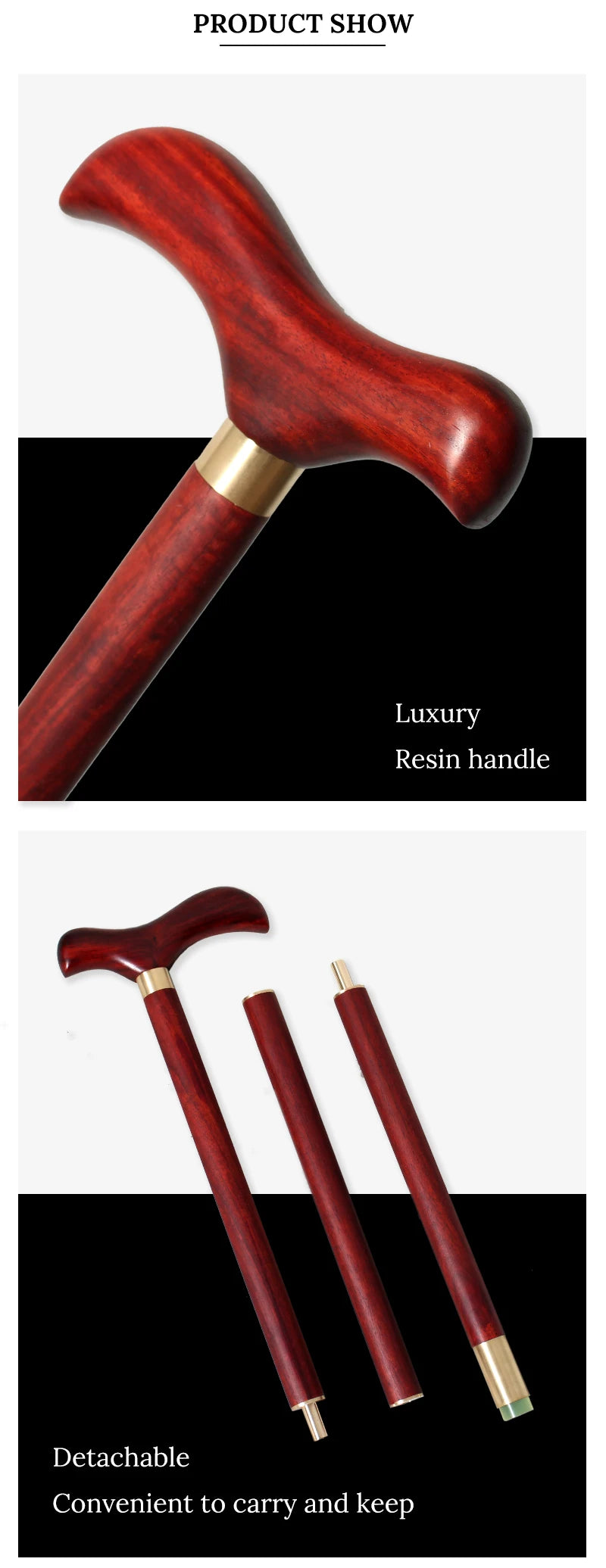 Luxury Bird-Handled Cane – Handcrafted African Wood for Men & Women