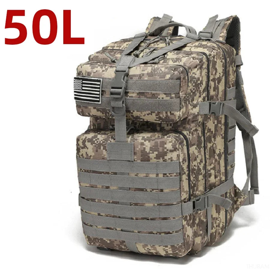 Waterproof Backpack - 25L/50L - Tactical Sports, Camping & Hiking Gear