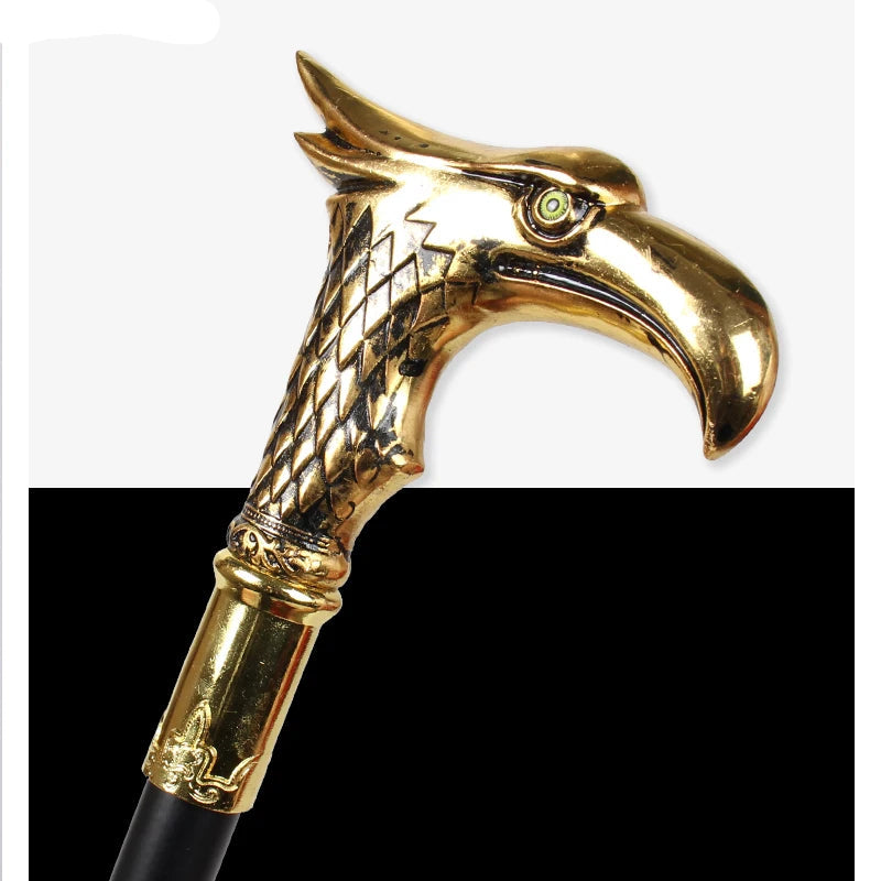 Eagle Head Sunnah Cane – 90cm Detachable Walking Stick with Zinc Alloy Handle & Iron Shaft