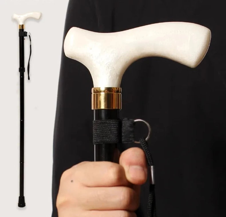 White Resin Sunnah Walking Staff