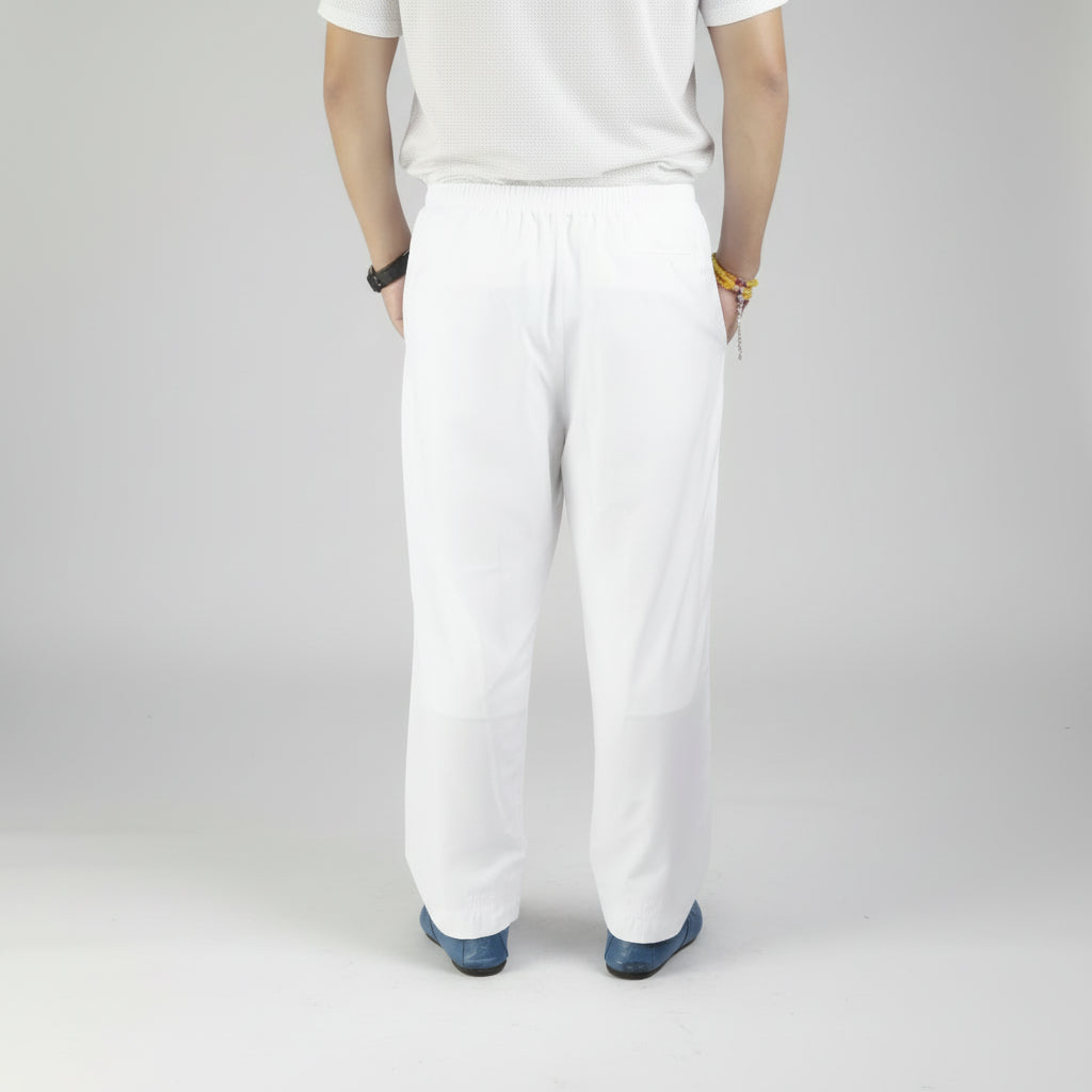 Loose Cotton Wide‑Leg Islamic Trousers