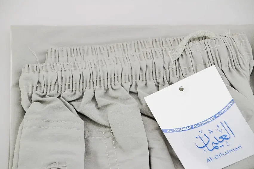 Loose Cotton Wide‑Leg Islamic Trousers