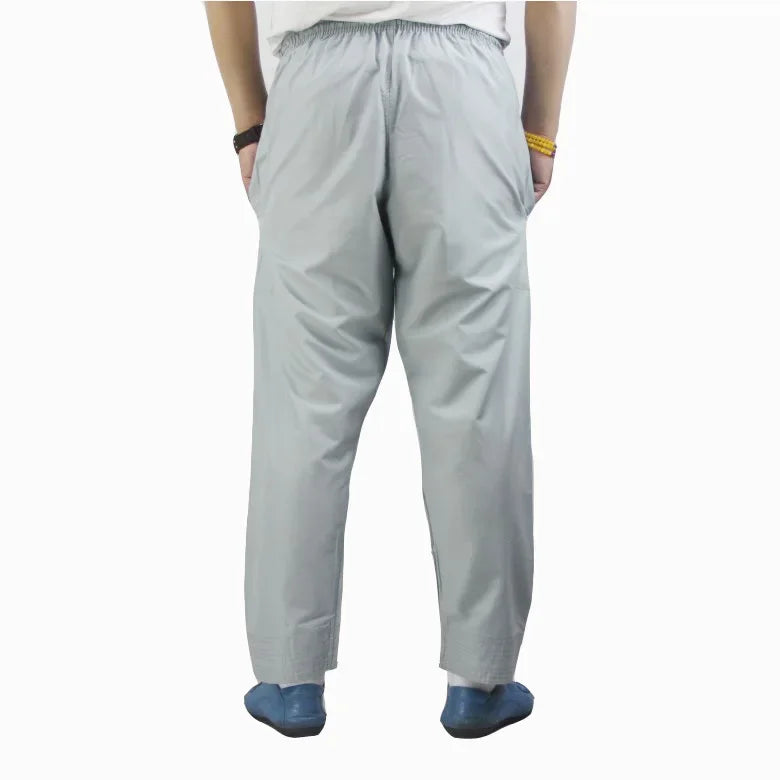 Loose Cotton Wide‑Leg Islamic Trousers