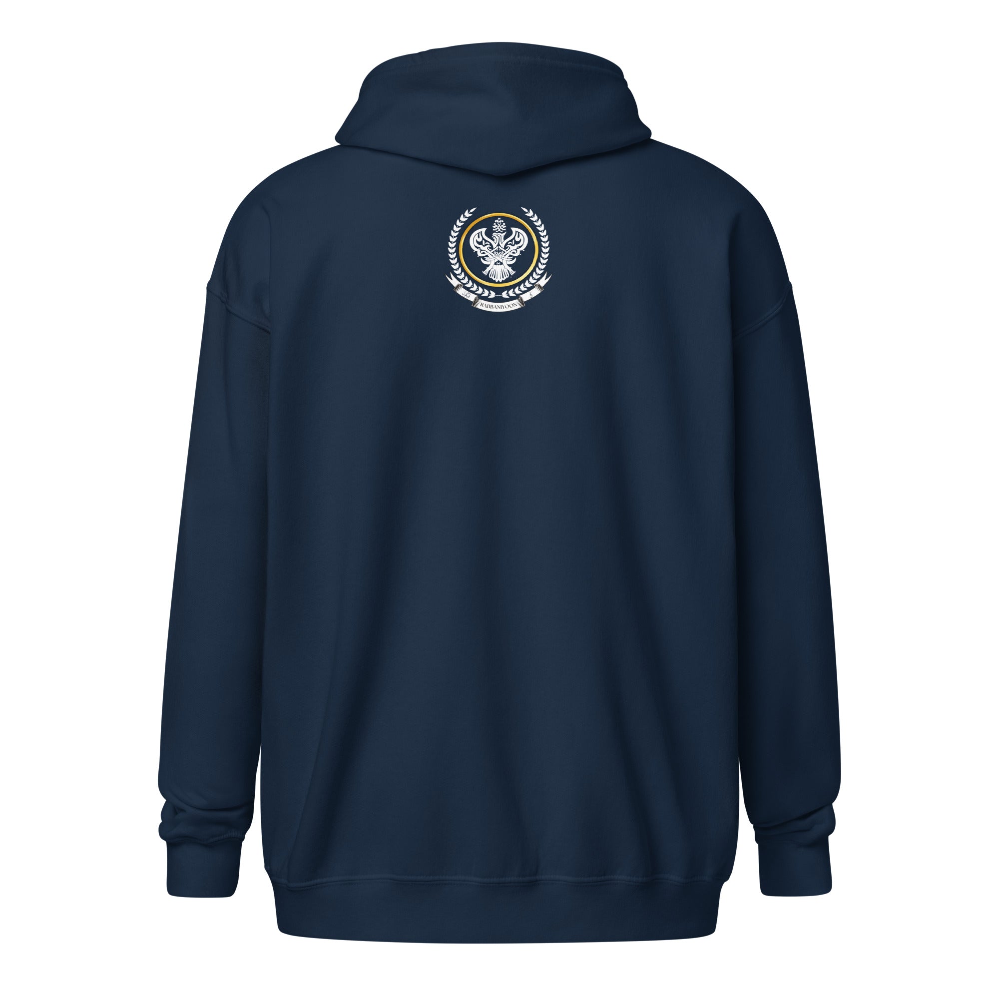 Rabbaniyoon Kun Faya Kun Unisex heavy blend zip hoodie Dark Tones