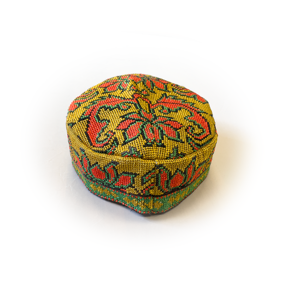 Colorful Sufi cap / kufi (heavy fabric)