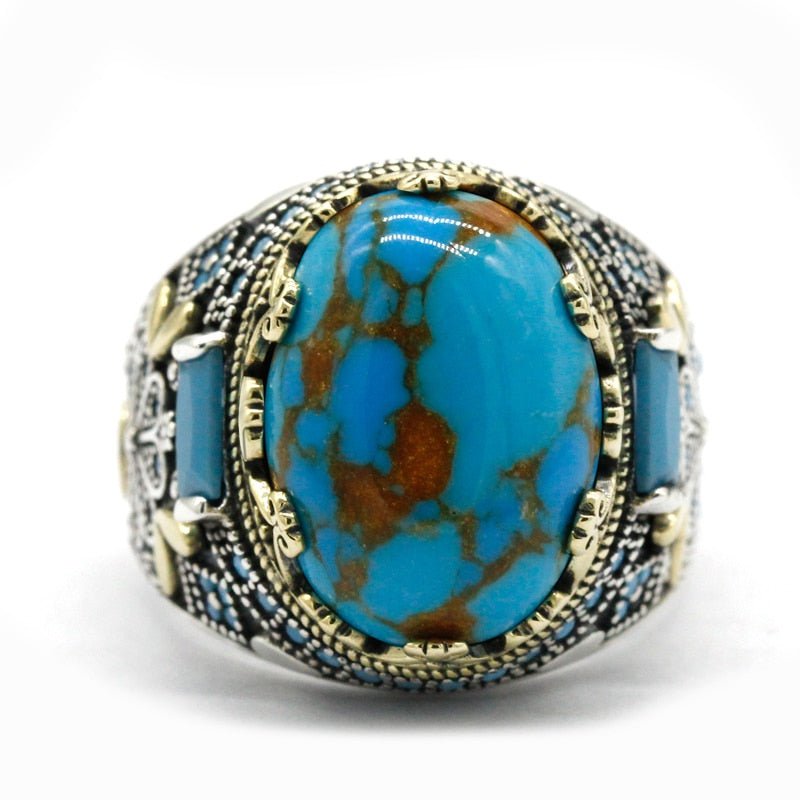 The Queen's Sterling Silver Turquoise Ring for Women