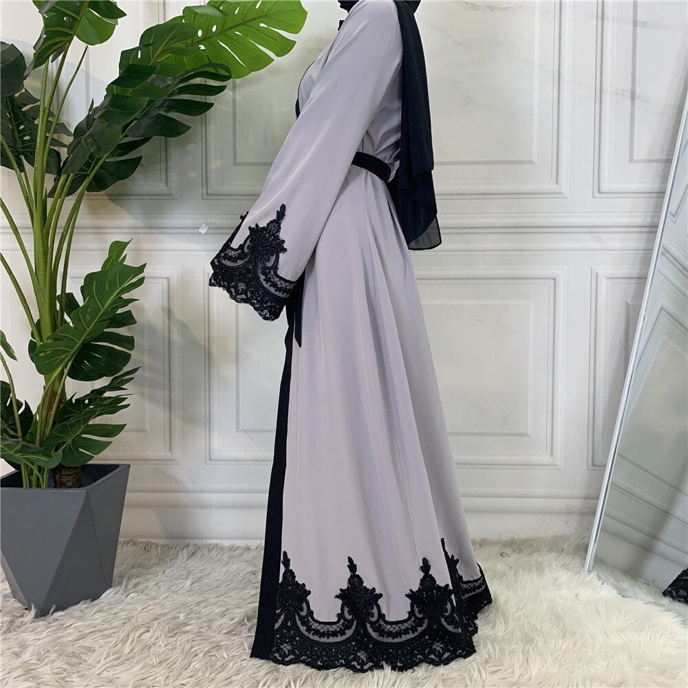Chic Lace Abaya For Women