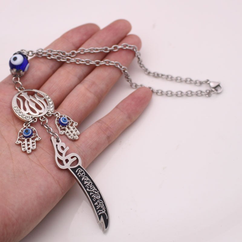 Muslim Zulfiqar of Imam Ali Car Rear View Mirror Islam Car Pendant Hanging