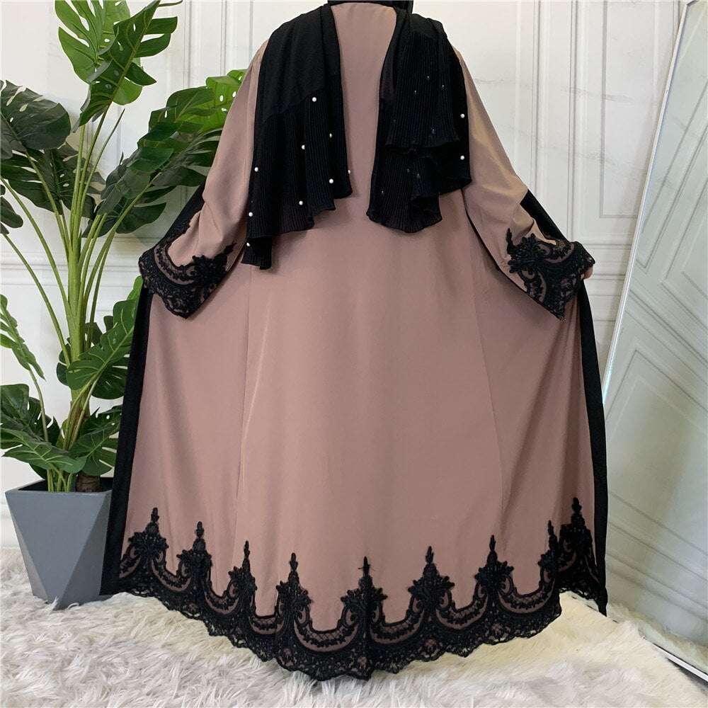 Chic Lace Abaya For Women
