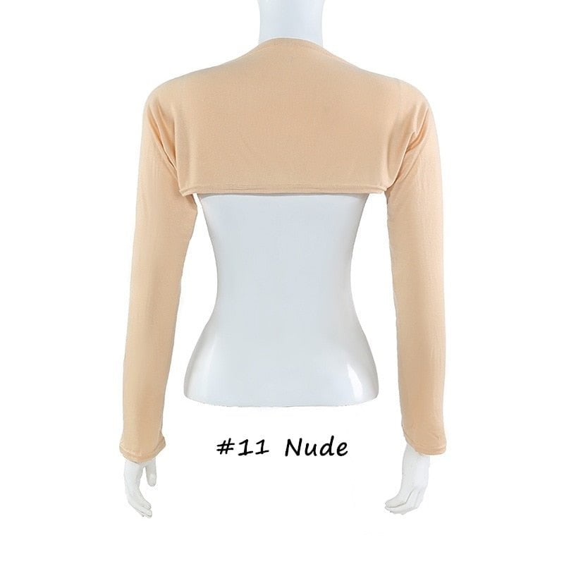 LONG SLEEVE COTTON ARM WARMERS