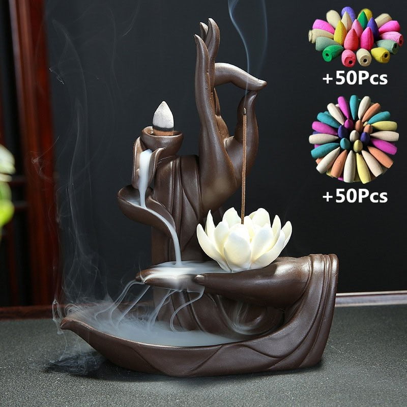 Incense Burner (Best Sellers) Backflow Incense Cones Bigger Tower Incense Burner Incense Stick Holder