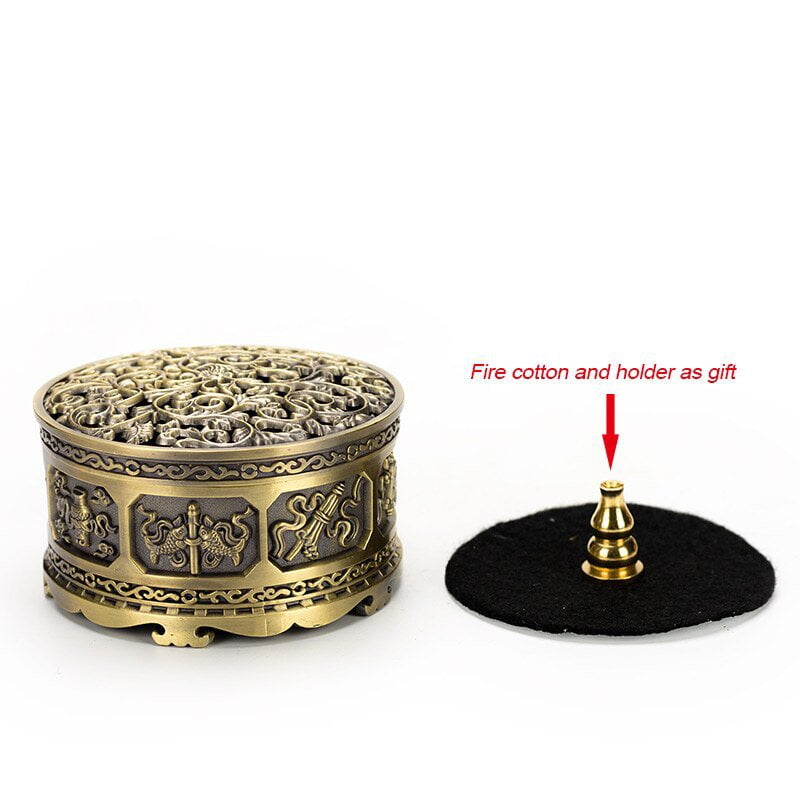 Incense Arabian Incense Burner Metal Incense Burner Antique Alloy Coil