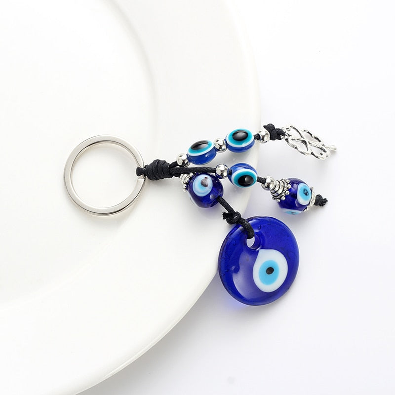 Evil Eye Charm Keychain