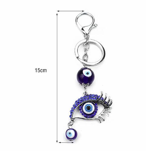 Evil Eye Metal Charm Different Animal Styles Fashion Blue Pattern Tassel