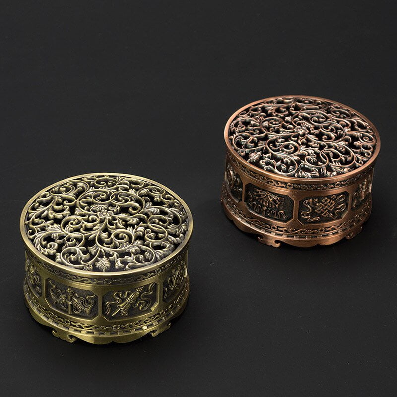 Incense Arabian Incense Burner Metal Incense Burner Antique Alloy Coil