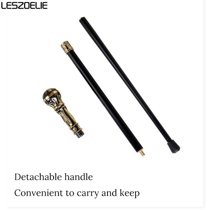 Gold With Black Detachable Sunnah Staff