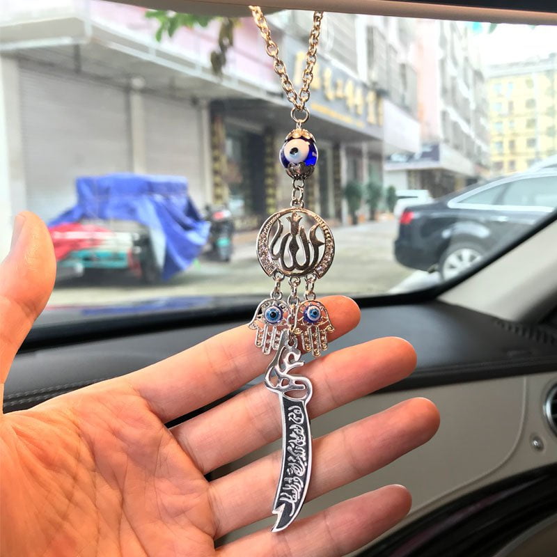 Muslim Zulfiqar of Imam Ali Car Rear View Mirror Islam Car Pendant Hanging