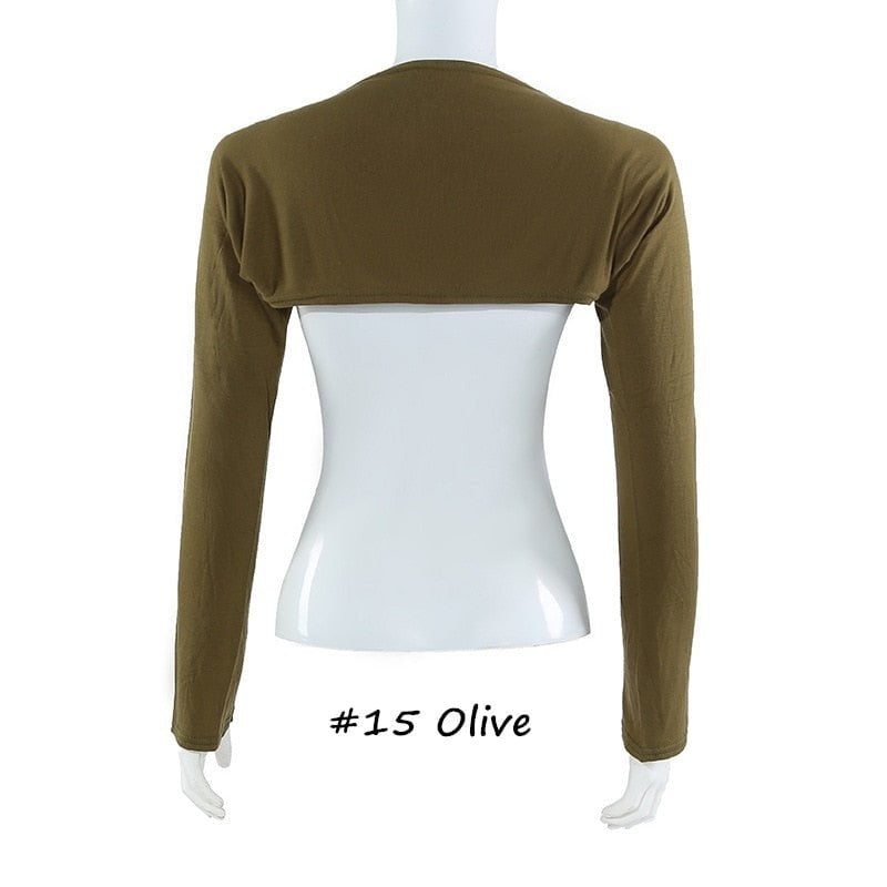 LONG SLEEVE COTTON ARM WARMERS