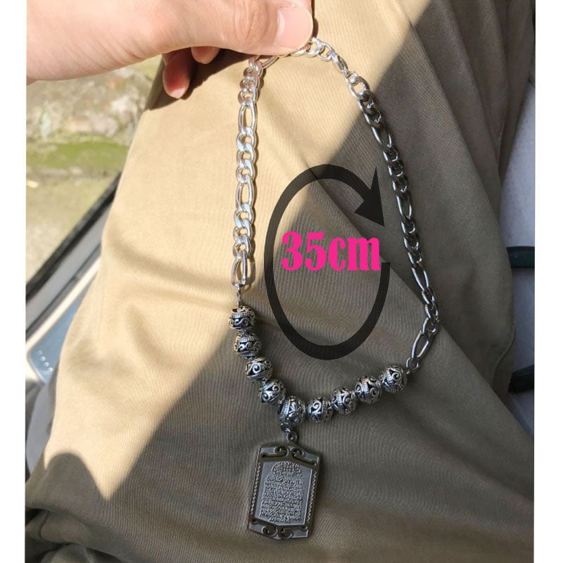 Quran AYATUL KURSI Car Rear View Mirror Islam Muslim Car Pendant Hanging