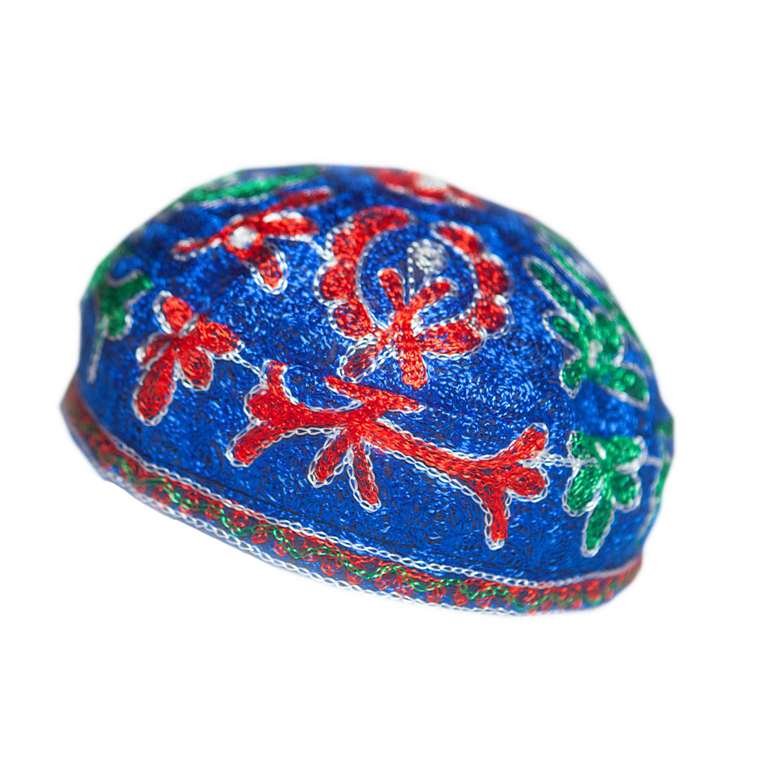 Colorful Sufi cap / kufi (light fabric)