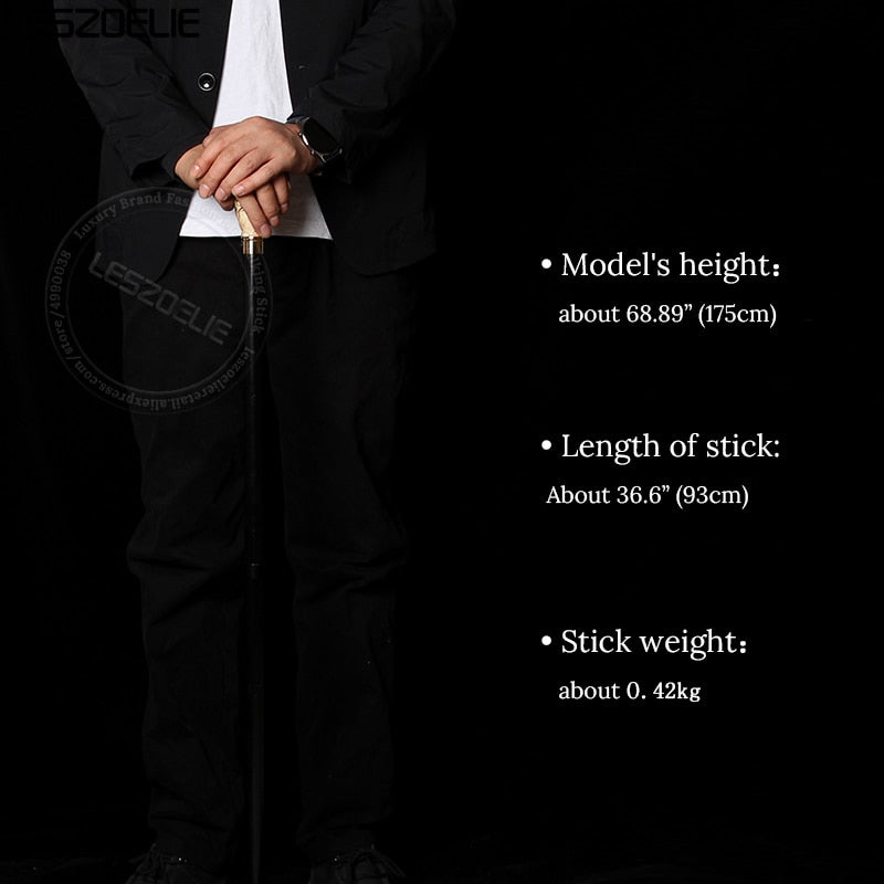 Retro Lion-Head Resin Handle Decorative stick