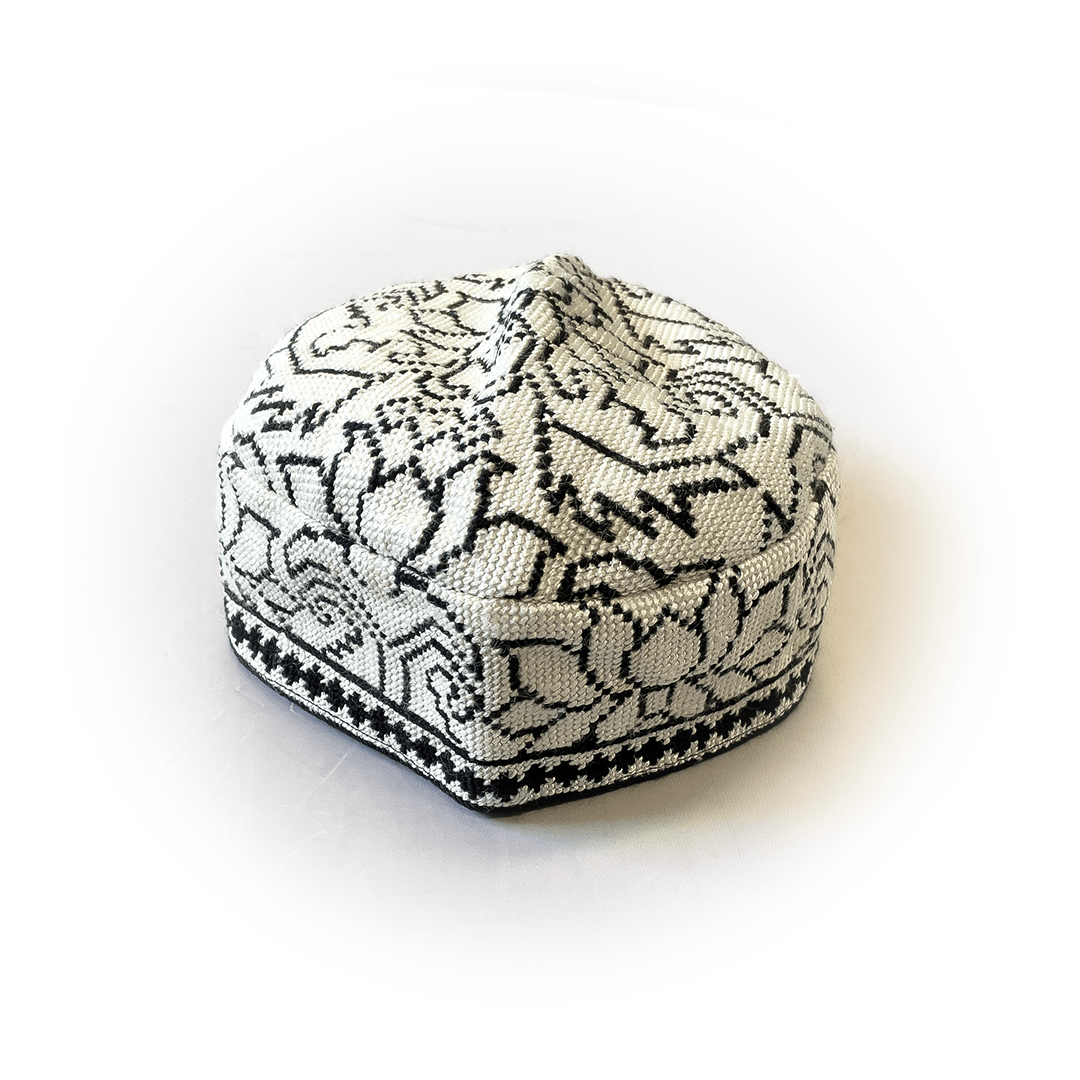 Colorful Sufi cap / kufi (heavy fabric)