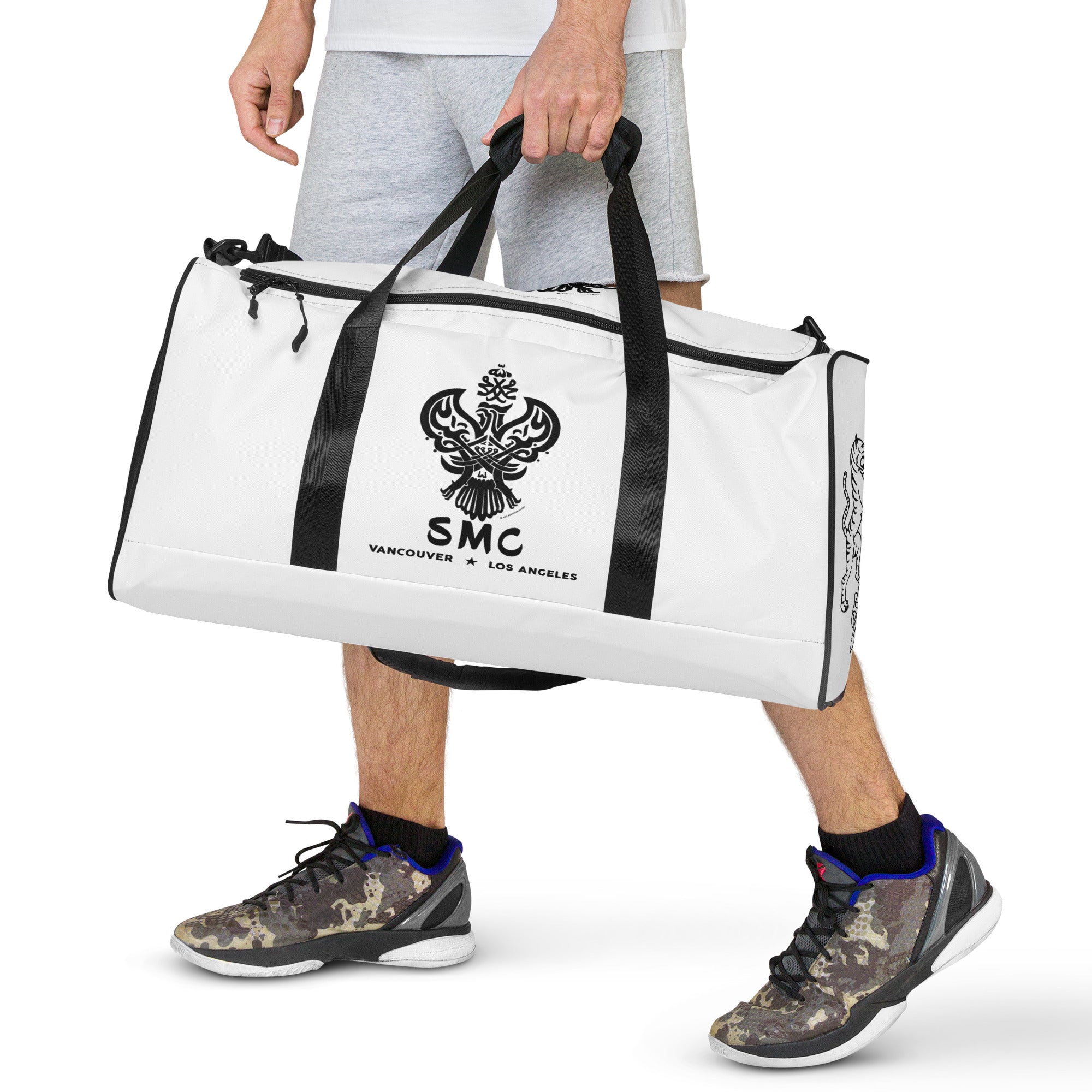 SMC White Duffle bag