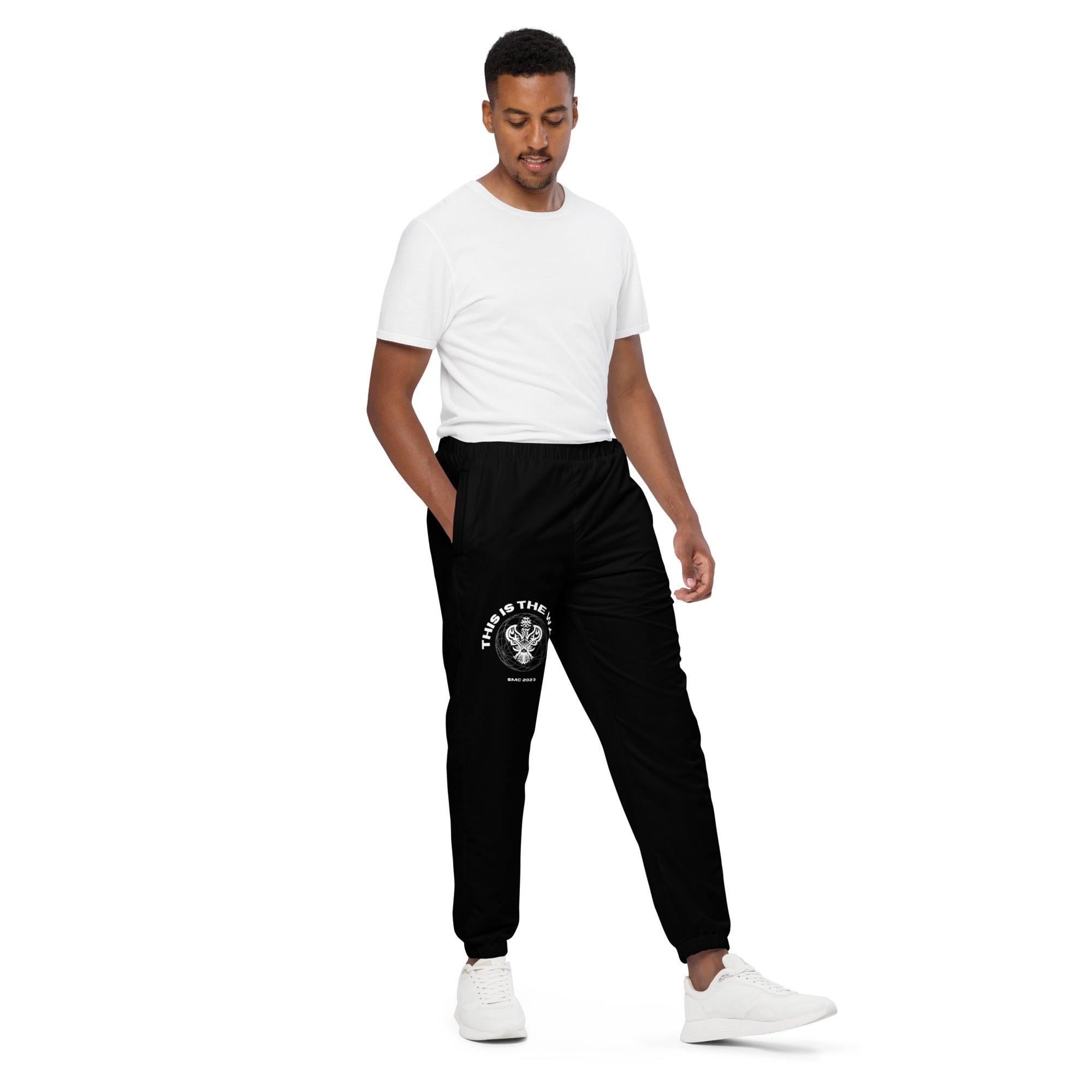 SMC THIS IS THE WAY BLACK TRACK PANTS