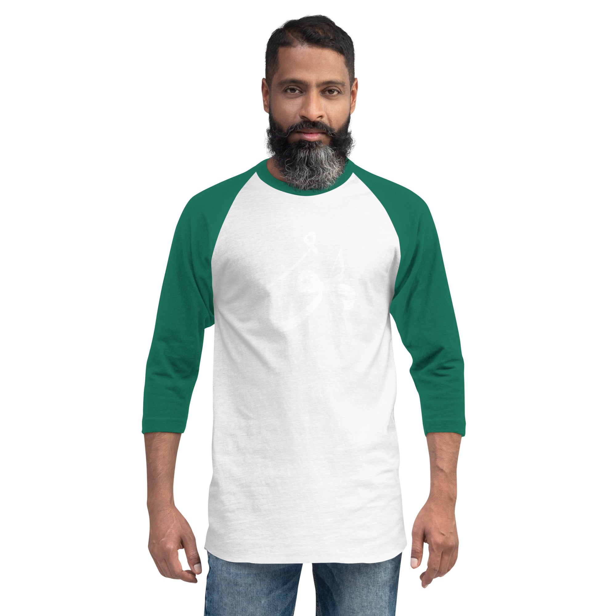 Hu Man ¾ sleeve raglan shirt