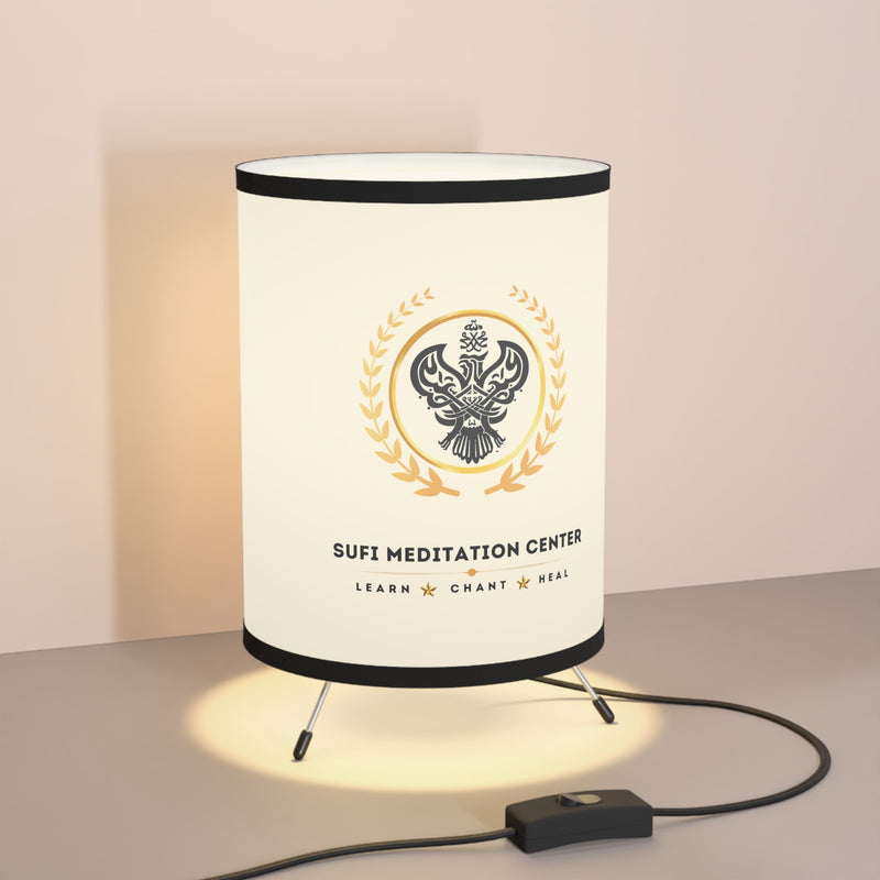 SMC Tripod Lamp with High-Res Printed Shade, US\CA plug